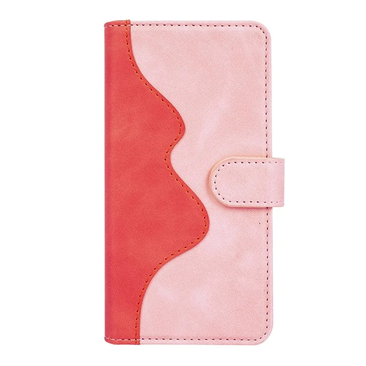 For Xiaomi Redmi K70 5G /  K70 Pro 5G Leather Case Stand Function Color Splicing Wallet Cover