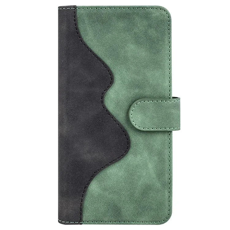 For Xiaomi Redmi K70 5G /  K70 Pro 5G Leather Case Stand Function Color Splicing Wallet Cover