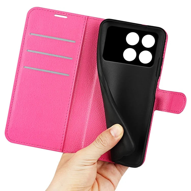 For Xiaomi Redmi K70 5G / K70 Pro 5G Case PU Leather Card Slots Pocket Stand Phone Cover