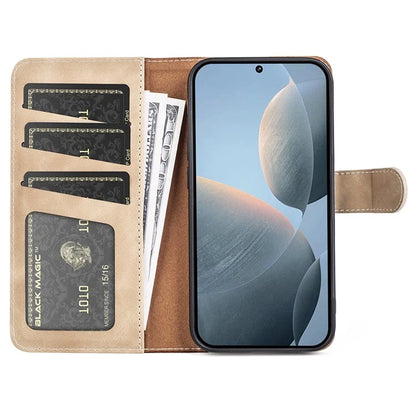 For Xiaomi Redmi K70E 5G / Poco X6 Pro 5G Case Wallet PU Leather Color Splicing Shockproof Phone Cover