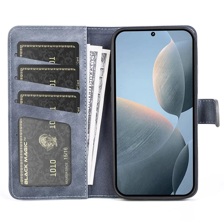 For Xiaomi Redmi K70E 5G / Poco X6 Pro 5G Case Wallet PU Leather Color Splicing Shockproof Phone Cover