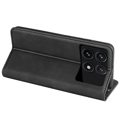 For Xiaomi Redmi K70 5G / K70 Pro 5G Case PU Leather Folio Stand Protective Phone Cover