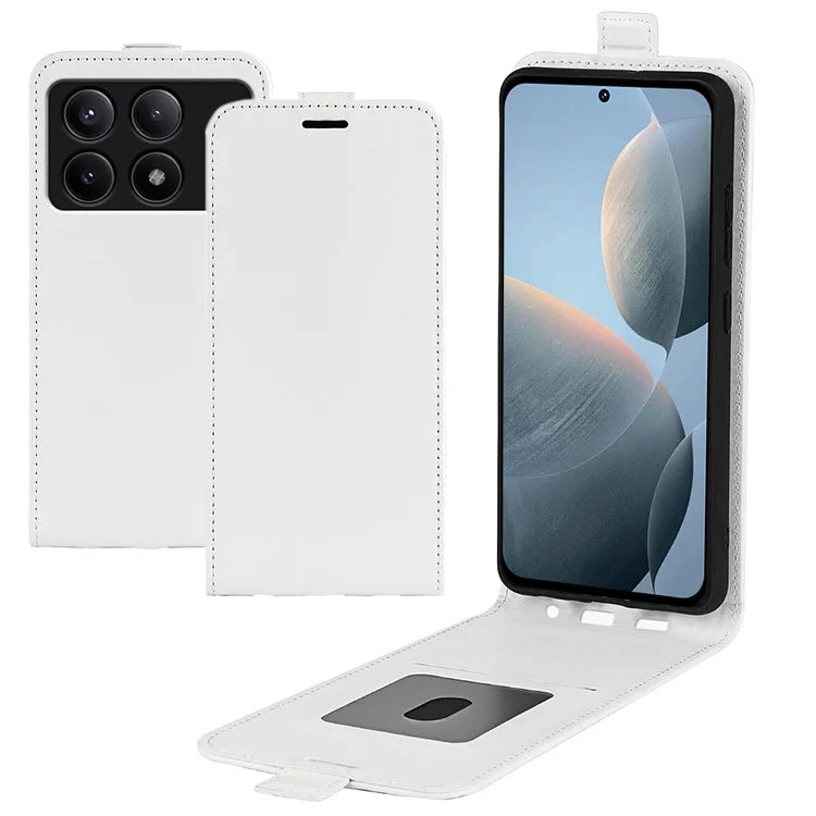 For Xiaomi Redmi K70E 5G / Poco X6 Pro 5G Case Vertical Flip Card Slot Protection Shell