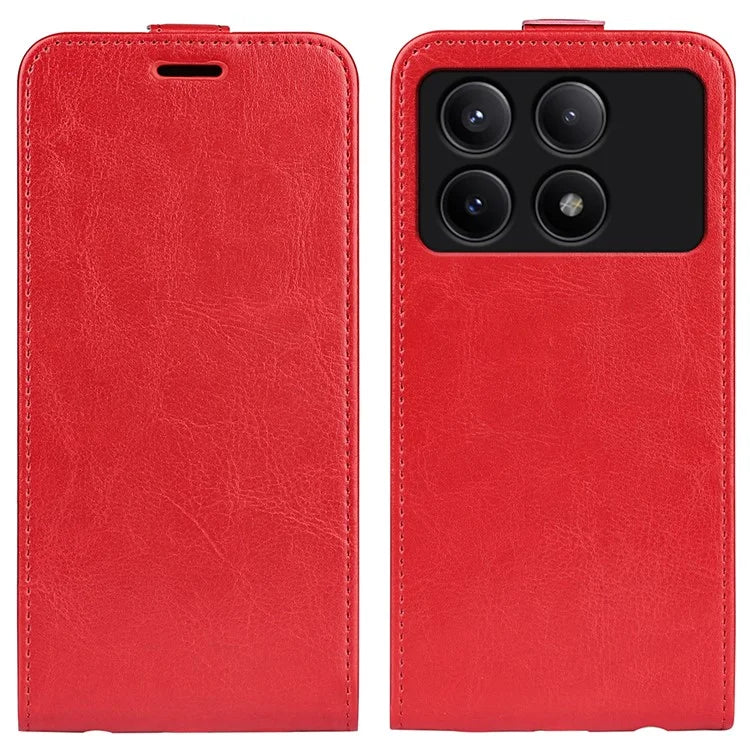 For Xiaomi Redmi K70E 5G / Poco X6 Pro 5G Case Vertical Flip Card Slot Protection Shell