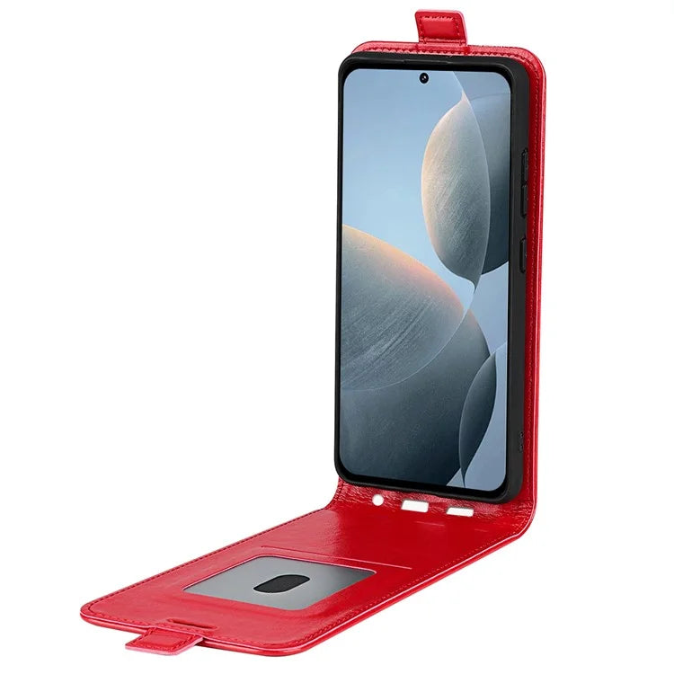 For Xiaomi Redmi K70E 5G / Poco X6 Pro 5G Case Vertical Flip Card Slot Protection Shell