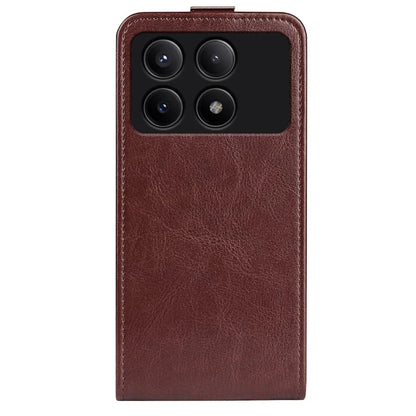 For Xiaomi Redmi K70E 5G / Poco X6 Pro 5G Case Vertical Flip Card Slot Protection Shell