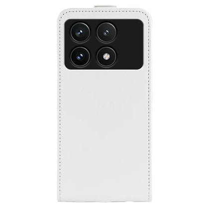 For Xiaomi Redmi K70 5G / K70 Pro 5G Leather Cover Vertical Flip Crazy Horse Texture Phone Case