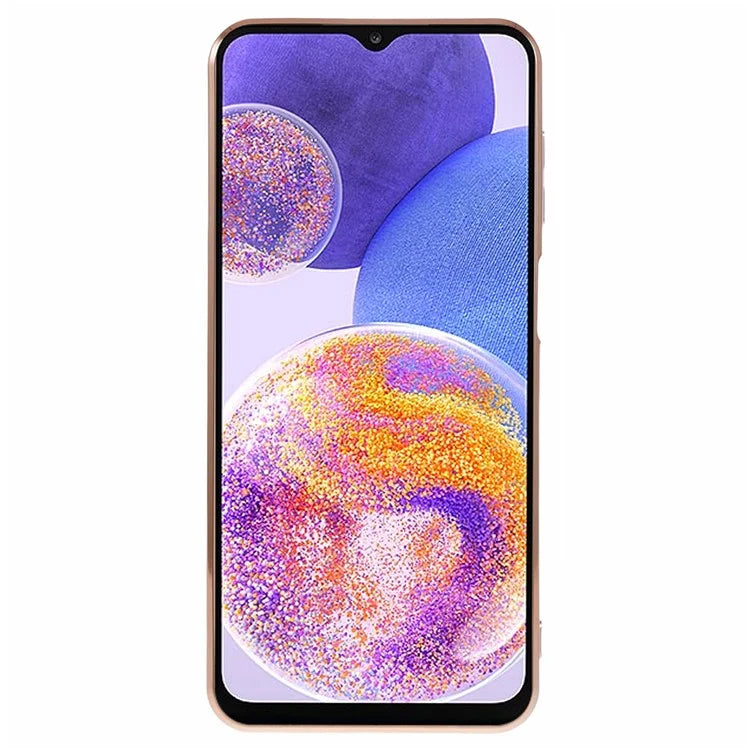 For Samsung Galaxy A23 4G / A23 5G (Global Version) Case 6D Electroplating Love Heart TPU Phone Cover