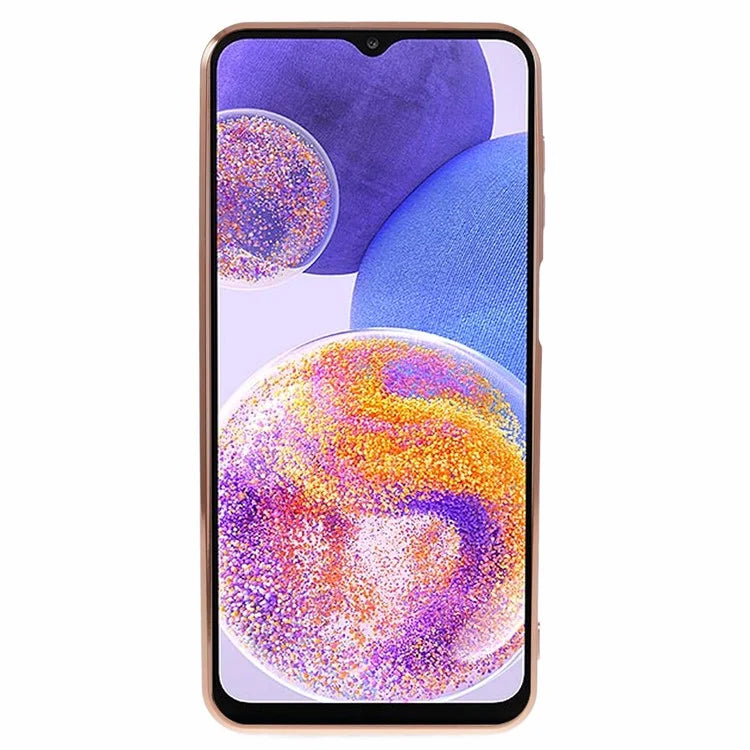 For Samsung Galaxy A23 4G / A23 5G (Global Version) Case 6D Electroplating Love Heart TPU Phone Cover