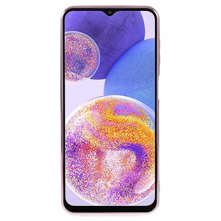 For Samsung Galaxy A23 4G / A23 5G (Global Version) Case 6D Electroplating Love Heart TPU Phone Cover