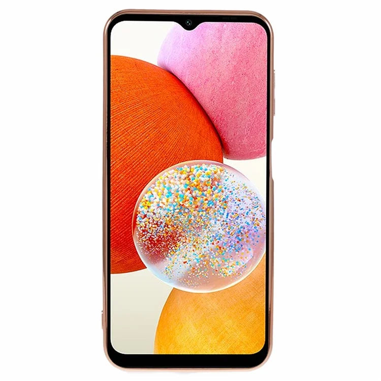 For Samsung Galaxy A13 5G Protective Case 6D Electroplating Love Heart TPU Phone Cover