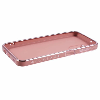 For Samsung Galaxy A13 5G Protective Case 6D Electroplating Love Heart TPU Phone Cover