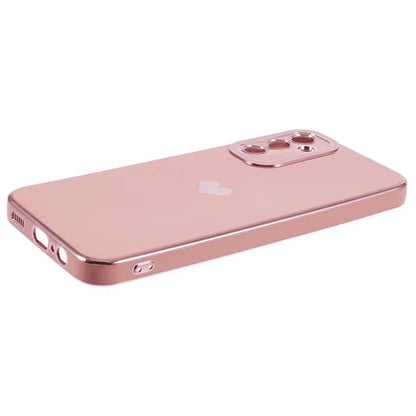 For Samsung Galaxy A13 5G Protective Case 6D Electroplating Love Heart TPU Phone Cover