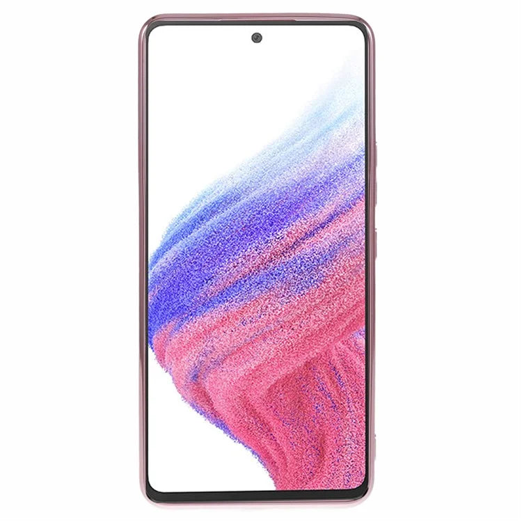 For Samsung Galaxy A53 5G TPU Phone Case Love Heart 6D Electroplating Phone Cover