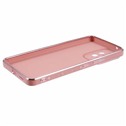 For Samsung Galaxy A53 5G TPU Phone Case Love Heart 6D Electroplating Phone Cover