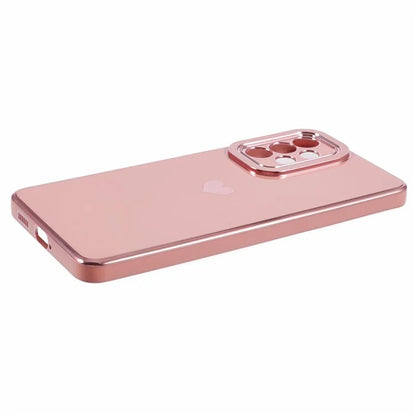 For Samsung Galaxy A53 5G TPU Phone Case Love Heart 6D Electroplating Phone Cover