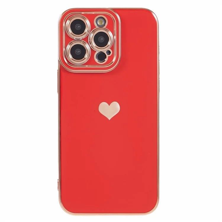 For iPhone 15 Pro Electroplating Case Anti-Drop TPU Slim Phone Cover