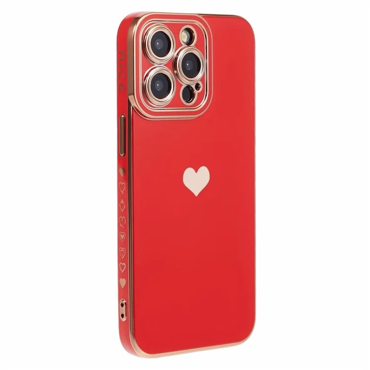 For iPhone 15 Pro Electroplating Case Anti-Drop TPU Slim Phone Cover