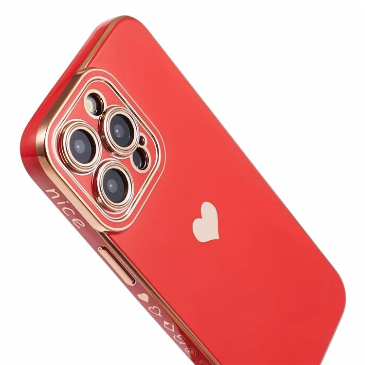 For iPhone 15 Pro Electroplating Case Anti-Drop TPU Slim Phone Cover