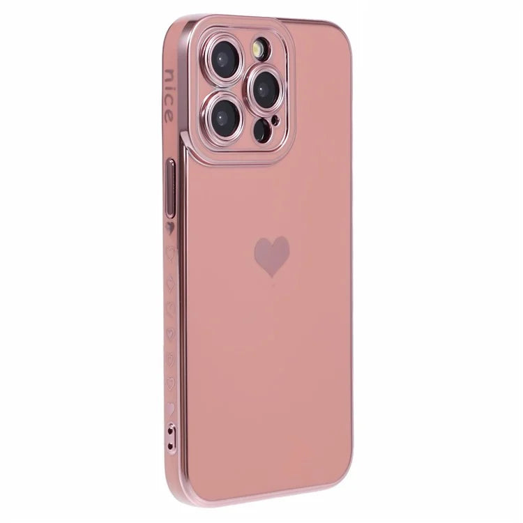 For iPhone 15 Pro Electroplating Case Anti-Drop TPU Slim Phone Cover