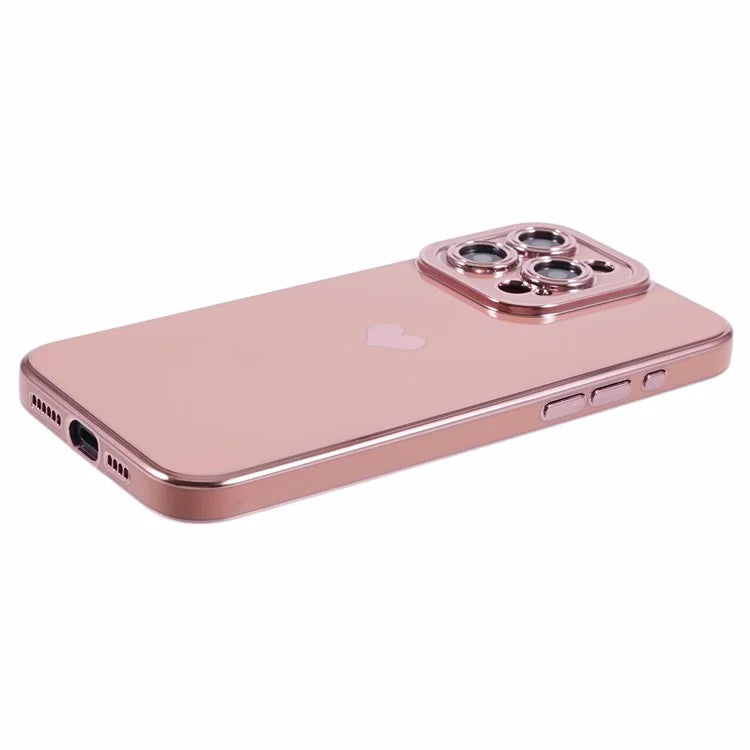 For iPhone 15 Pro Electroplating Case Anti-Drop TPU Slim Phone Cover