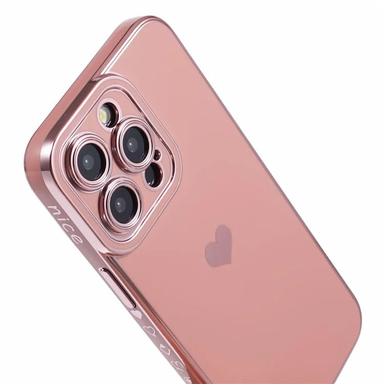 For iPhone 15 Pro Electroplating Case Anti-Drop TPU Slim Phone Cover