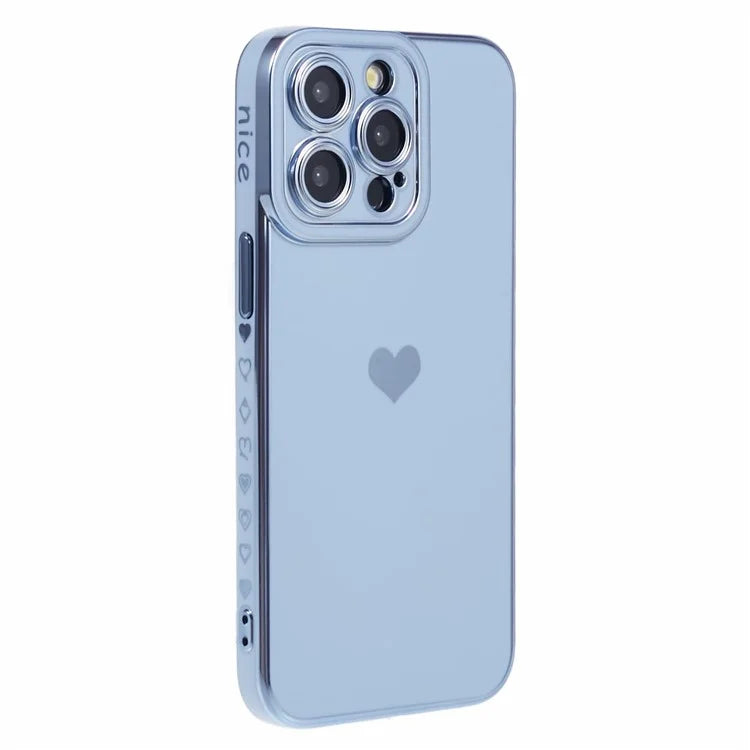 For iPhone 15 Pro Electroplating Case Anti-Drop TPU Slim Phone Cover