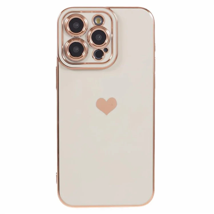 For iPhone 15 Pro Electroplating Case Anti-Drop TPU Slim Phone Cover