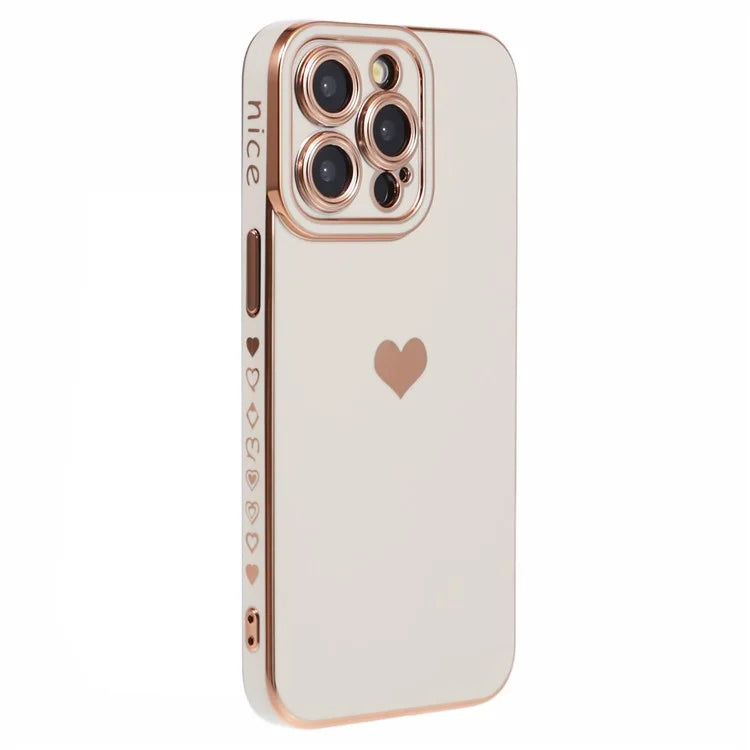 For iPhone 15 Pro Electroplating Case Anti-Drop TPU Slim Phone Cover