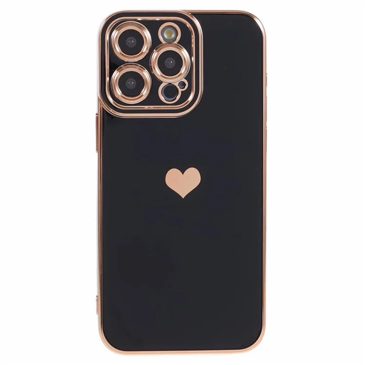 For iPhone 15 Pro Electroplating Case Anti-Drop TPU Slim Phone Cover