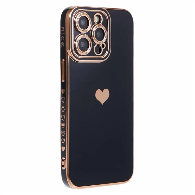 For iPhone 15 Pro Electroplating Case Anti-Drop TPU Slim Phone Cover