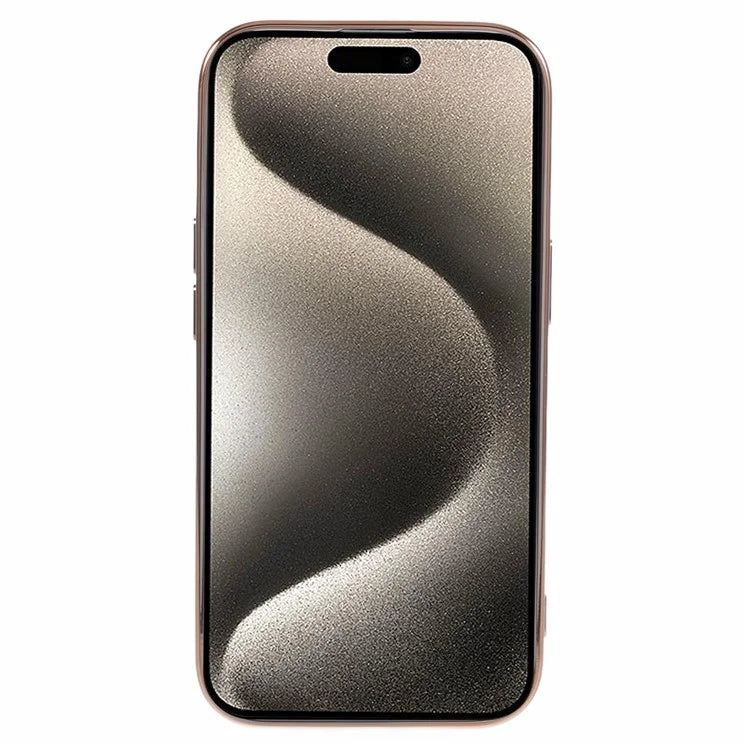 For iPhone 15 Plus Shockproof Case 6D Electroplating TPU Phone Cover Compatible with MagSafe