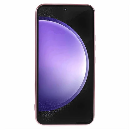 For Samsung Galaxy S23 FE Case 6D Electroplating Love Heart Shockproof TPU Phone Case