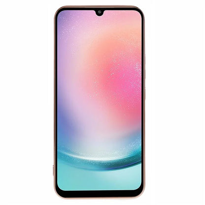 For Galaxy A24 4G (162.1 x 77.6 x 8.3mm) Slim Case 6D Electroplating Love Heart Anti-Scratch TPU Phone Cover