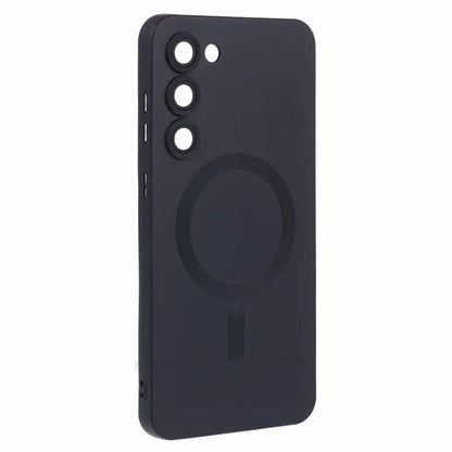 For Samsung Galaxy S22+ 5G Shockproof Case Compatible with MagSafe Rubberized TPU Phone Cover with Lens Film