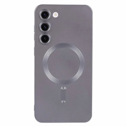 For Samsung Galaxy S22+ 5G Shockproof Case Compatible with MagSafe Rubberized TPU Phone Cover with Lens Film