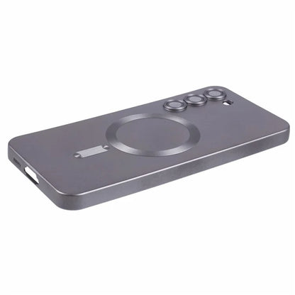 For Samsung Galaxy S22+ 5G Shockproof Case Compatible with MagSafe Rubberized TPU Phone Cover with Lens Film