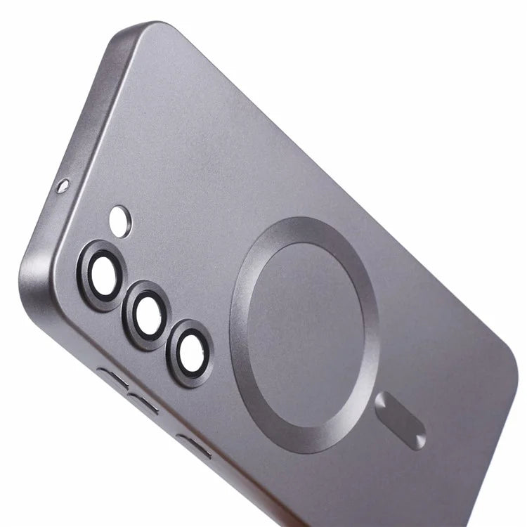 For Samsung Galaxy S22+ 5G Shockproof Case Compatible with MagSafe Rubberized TPU Phone Cover with Lens Film