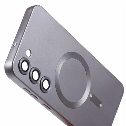 For Samsung Galaxy S22+ 5G Shockproof Case Compatible with MagSafe Rubberized TPU Phone Cover with Lens Film