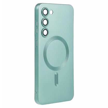 For Samsung Galaxy S22+ 5G Shockproof Case Compatible with MagSafe Rubberized TPU Phone Cover with Lens Film