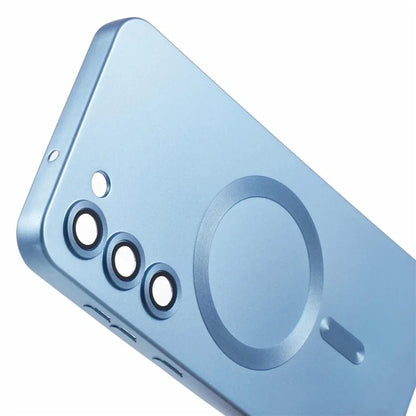 For Samsung Galaxy S22+ 5G Shockproof Case Compatible with MagSafe Rubberized TPU Phone Cover with Lens Film