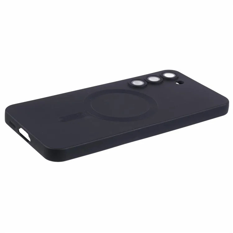 For Samsung Galaxy S22 5G TPU Case Compatible with MagSafe Rubberized Slim Phone Cover with Lens Film