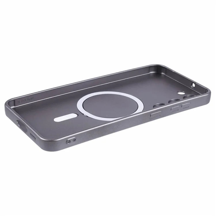 For Samsung Galaxy S22 5G TPU Case Compatible with MagSafe Rubberized Slim Phone Cover with Lens Film