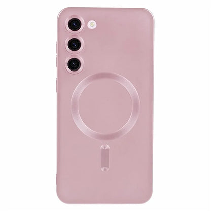 For Samsung Galaxy S22 5G TPU Case Compatible with MagSafe Rubberized Slim Phone Cover with Lens Film