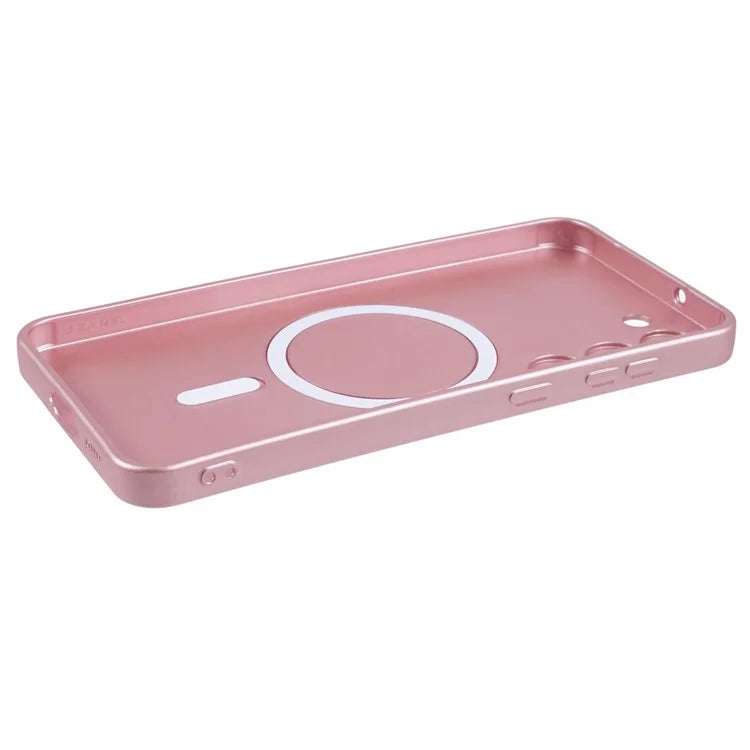 For Samsung Galaxy S22 5G TPU Case Compatible with MagSafe Rubberized Slim Phone Cover with Lens Film