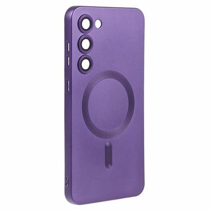 For Samsung Galaxy S22 5G TPU Case Compatible with MagSafe Rubberized Slim Phone Cover with Lens Film