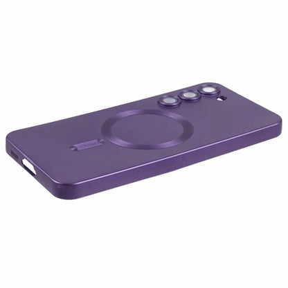 For Samsung Galaxy S22 5G TPU Case Compatible with MagSafe Rubberized Slim Phone Cover with Lens Film