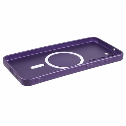 For Samsung Galaxy S22 5G TPU Case Compatible with MagSafe Rubberized Slim Phone Cover with Lens Film