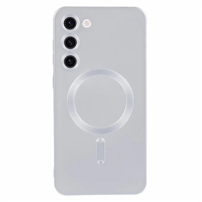 For Samsung Galaxy S22 5G TPU Case Compatible with MagSafe Rubberized Slim Phone Cover with Lens Film