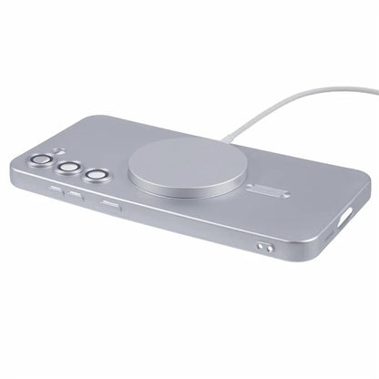 For Samsung Galaxy S22 5G TPU Case Compatible with MagSafe Rubberized Slim Phone Cover with Lens Film